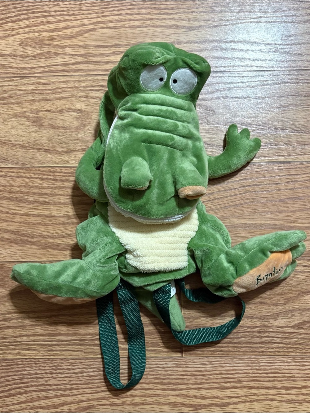 RARE Hard to Find 2013 Sandra Boynton Al the Alligator Plush Backpack Bag